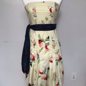 Anthropologie backless floral dress by Maeve sz 4